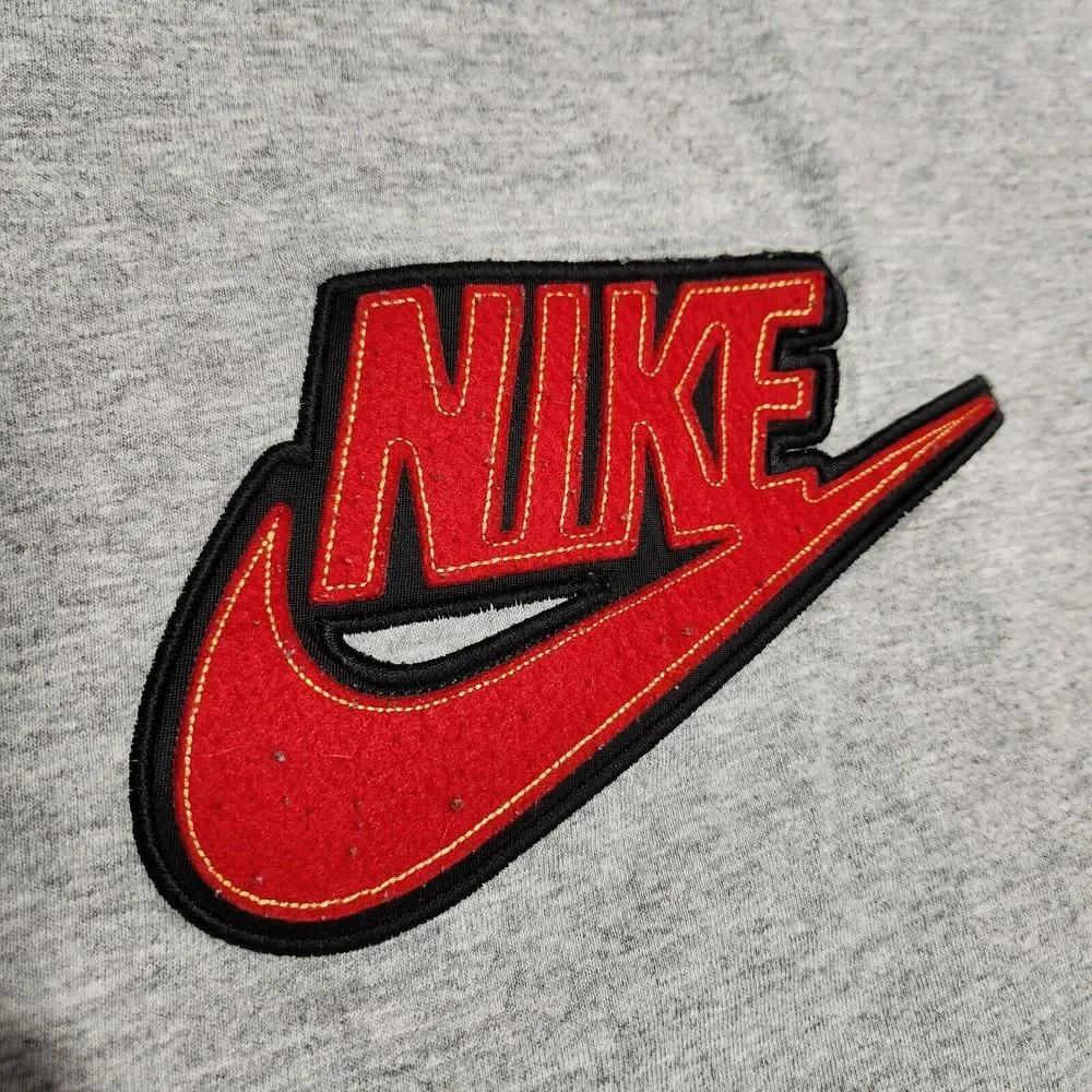 Vintage Y2K Nike‎ Shirt Men XL Spellout Center Swoosh Hit Basketball Jumpman